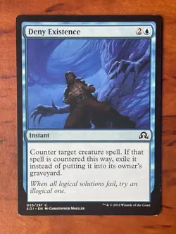 Deny Existence MTG Magic the Gathering Card LP Lightly Played SOI - Image 1