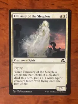 Emissary of the Sleepless MTG Magic the Gathering Card LP Lightly Played SOI - Image 1