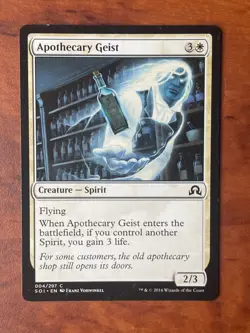 Apothecary Geist MTG Magic the Gathering Card LP Lightly Played SOI - Image 1