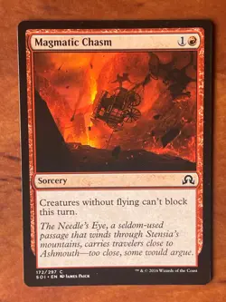 Magmatic Chasm MTG Magic the Gathering Card LP Lightly Played SOI - Image 1
