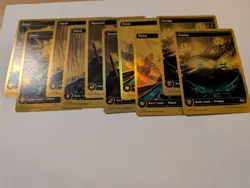 Aetherdrift (DFT) - First Place Foil Lands - Set Of 10 (2x Each) - Image 1