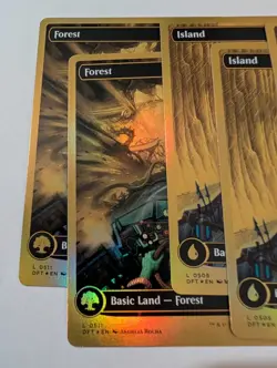 Aetherdrift (DFT) - First Place Foil Lands - Set Of 10 (2x Each) - Image 2