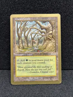 Gaea's Cradle - Gold Border - Linde 1999 World Championship Heavy Play Read Des - Image 1