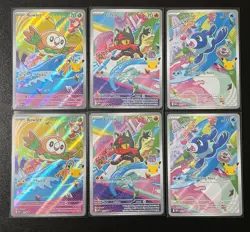 Pokemon TCG First Partner Collection Rowlet Litten Popplio 043 044 045 PACKFRESH - Image 1