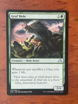 Graf Mole MTG Magic the Gathering Card LP Lightly Played SOI - Image 1