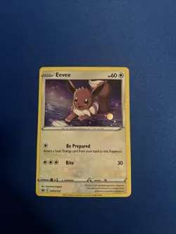 Eevee SWSH127 Cosmos Holo Promo Pokemon TCG Sword & Shield - Image 1