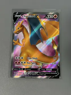 Charizard V SWSH050 Holo Promo Sword & Shield Promo Pokemon Near Mint - Image 1