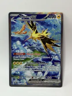 Zapdos EX 202/165 Scarlet & Violet 151 Special Illustration Pokemon - Image 1