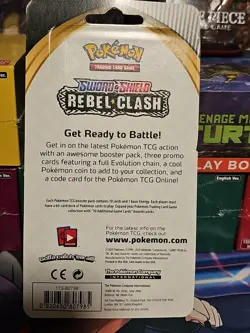 Pokemon Sword & Shield Rebel Clash Blister Pack Gengar Sealed - Image 4