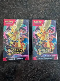 2x Pokemon TCG Ascended Heroes Booster Bundle Brand New Factory Sealed LOT OF 2 - Image 1