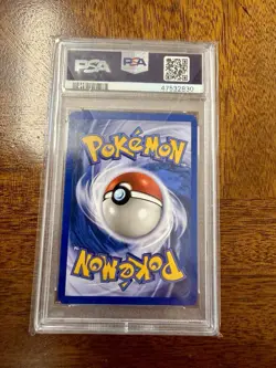 2000 Pokemon Team Rocket Holo Rare Dark Alakazam First Edition 1/82 PSA 8 - Image 2