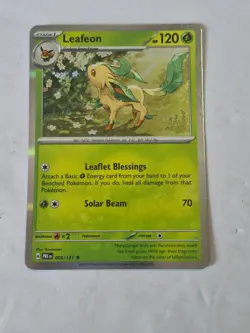 Leafeon 005/131 Holo Rare Prismatic Evolutions Pokemon Holo Near Mint - Image 1