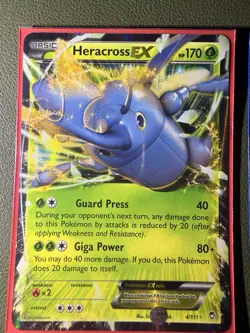 Pokemon TCG M Heracross-EX & Heracross-EX Holo Lot 3 (112/111 4/111) - Image 2