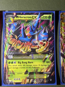 Pokemon TCG M Heracross-EX & Heracross-EX Holo Lot 3 (112/111 4/111) - Image 3