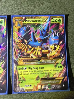 Pokemon TCG M Heracross-EX & Heracross-EX Holo Lot 3 (112/111 4/111) - Image 4