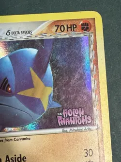 Pokemon Sharpedo Delta Species 53/110 EX Holon Phantoms 2006 Reverse Holo - Image 3