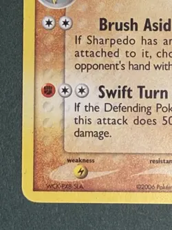 Pokemon Sharpedo Delta Species 53/110 EX Holon Phantoms 2006 Reverse Holo - Image 5
