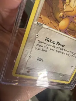 2005 Pokemon EX Delta Species Meowth #77/113 CGC 10 - Image 4
