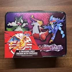Pokemon TCG Collectors Chest Lunchbox Tin Charizard 6 Booster Packs 820650853050 - Image 2