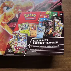 Pokemon TCG Collectors Chest Lunchbox Tin Charizard 6 Booster Packs 820650853050 - Image 4