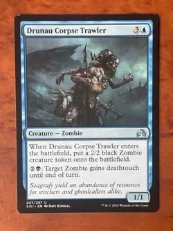 Drunau Corpse Trawler MTG Magic the Gathering Card LP Lightly Played SOI - Image 1
