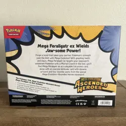 Pokemon Mega Feraligatr EX Box Ascended Heroes Promo Booster Lenticular - Image 3