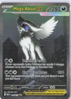 Pokemon Mega Absol EX 180/132 Me01 Mega Evolution Rare Holo 280HP - Image 1