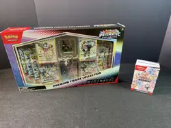 Pokemon Prismatic Evolutions Premium Figure Collection + Booster Bundle SEALED - Image 1