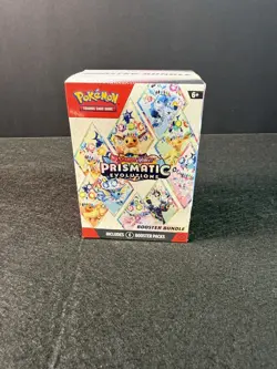 Pokemon Prismatic Evolutions Premium Figure Collection + Booster Bundle SEALED - Image 5
