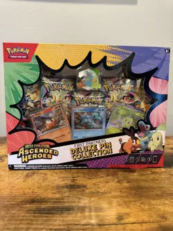 Pokemon Ascended Heroes First Partners Deluxe Pin Collection Box SEALED - Image 1