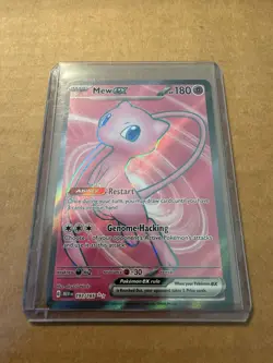 Pokemon Mew EX TCG Scarlet & Violet Holo Ultra Rare Full Art 193/165 - Image 1
