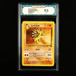 TQG 9.5 Mint+ 1999 Pokemon ENG Sandslash #41/62 U - Image 1