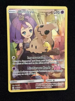 Pokemon Mimikyu Secret Rare Full Art Holo Sm-Cosmic Eclipse 245/236 70 HP - Image 2