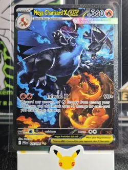Pokemon Mega Charizard X ex NM Phantasmal Flames #125 - Image 3
