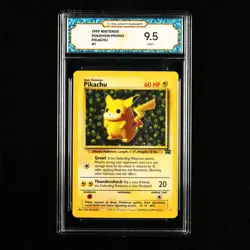 TQG 9.5 Mint+ 1999 Pokemon ENG Pikachu #1 - Image 1
