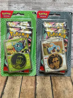 POKEMON Mega Evolution Ascended Heroes 2-Pack Blisters Larry Erika NEW LOT OF 2 - Image 1