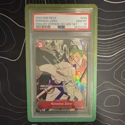 Namco Roronoa Zoro 1st Anniversary Set PSA 10 - Image 1