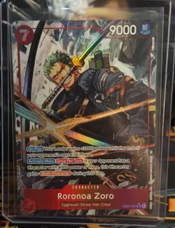 Bandai One Piece CCG Roronoa Zoro EB04-007 SR Egghead/Straw Hat Crew Rush 9000 - Image 1