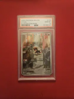 Pokemon TCG Litleo IR 139/132 Illustration Rare Pokemon Card PSA 10 - Image 1