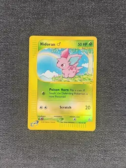 Nidoran M 096/147 Aquapolis Reverse Holo E-Series Pokemon Card - Image 1