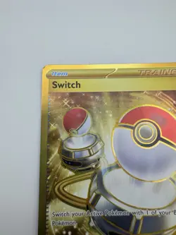 Pokemon TCG Card - Switch 206/165 151 Hyper Rare Gold English - Image 2