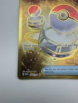Pokemon TCG Card - Switch 206/165 151 Hyper Rare Gold English - Image 4