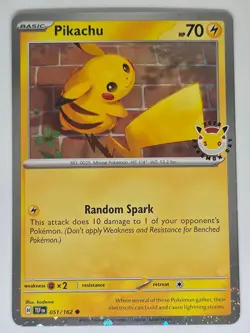 Pikachu (Pokemon Day 2026) 051/162 C Pokemon Miscellaneous Cards & Products NM - Image 1