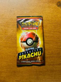 Pokemon Detective Pikachu Movie 2-Card Booster Pack (with SM190 Promo Holo Rare) - Image 1