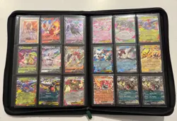 42 Pokemon Card Joblot Bundle: Full Art, V, EX, Mega Evolution, Radiant, All NM - Image 1