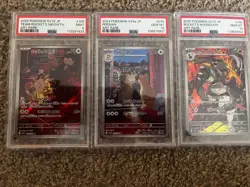 2024/2025 Pokemon Card 3 Card Lot Japanese Meowth Persian Houndoom - Image 1