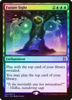 Future Sight FOIL Eternal Masters NM Blue Rare MAGIC GATHERING CARD ABUGames - Image 1