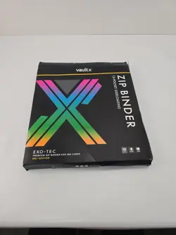 Vault X 12 Pocket Exo Tec Zip Card Binder ME1 First Edition Pokemon New - Image 1