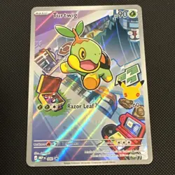 Pokemon TCG First Partner Illustration Cards Sinnoh Turtwig, Piplup And Chimchar - Image 2
