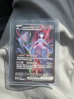 Pokemon Team Rockets Mewtwo EX Black Label Card 213/182 - Image 1